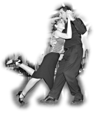 Tango dancers