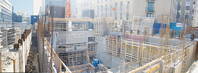 The construction site