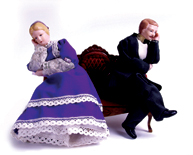 Unhappy couple