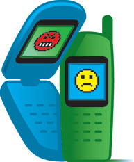 Cell phone illustration