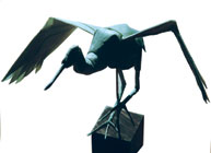 An origami bird