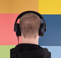 Man with headphones