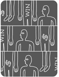 Illustration of scrambled gamblers