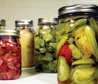 Canned goods.
